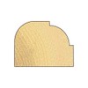 Trend CraftPro Ovolo Rounded Over Router Cutter Bit, 1/4 Inch