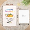 VZKOO Funny Husband Birthday Card, Unique Birthday Gifts for Men,