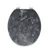 J&V Textiles Round Toilet Seat With Easy Clean & Change