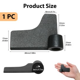 Bread Maker Paddle Compatible with Panasonic BreadMaker, Breadmaker Mixing Arm Non-Stick Teflon Coated Kneading Blade Paddle for SD256 SD257 SD2511 SD2510 SD2500 SD2501