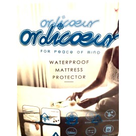 ORDICOEUR NEW Full Mattress Protector Double Layer - Waterproof Hypoallergenic 16" Pocket