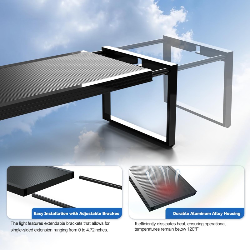 FZONE LED Aquarium Light with APP Control, Full Spectrum for