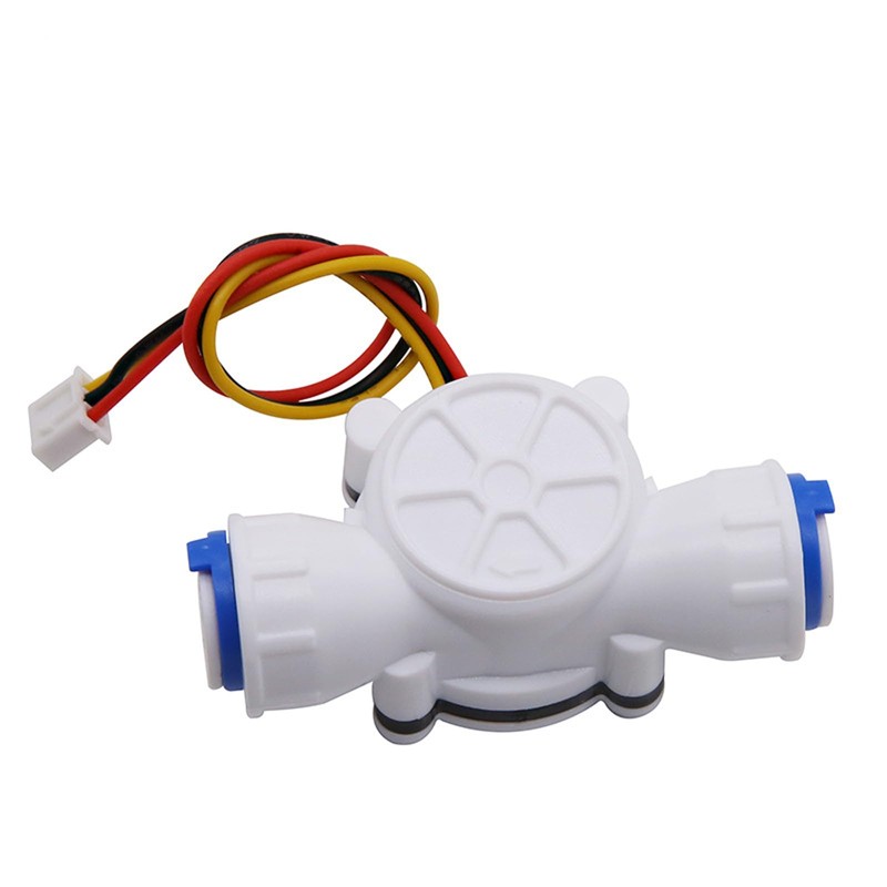 GREDIA 3/8" Quick Connect Water Flow Sensor Food-Grade Switch Hall