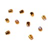 10PCS Electric Guitar Pickup Switch Tip Gold Round Retro Plastic
