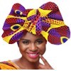 Shenbolen African Traditional Wax Print Head wrap Headwrap Scarf (One