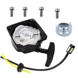 Generic BXparts Recoil Pull Start Starter for 33cc 43cc 47cc 49cc 50cc 2-Stroke Mini Pocket ATV Chopper Scooter Dirt Bike, sliver