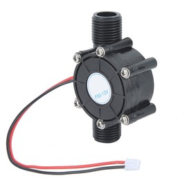 Pilipane Water Turbine Generator, 12 V 10 W Mini DC Generator Small Water Turbine Generator Water Black DC Electric Micro Hydroelectric Hydro Water Generator Accessories