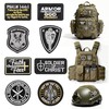 Meneng Christian Embroidered Tactical Patches: 8PCS Military Hook and Loop