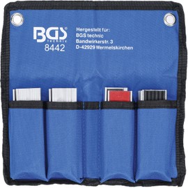 BGS 8442 | Bench Vice Jaw Protector Set | Aluminium | 100 mm | 8 pcs.