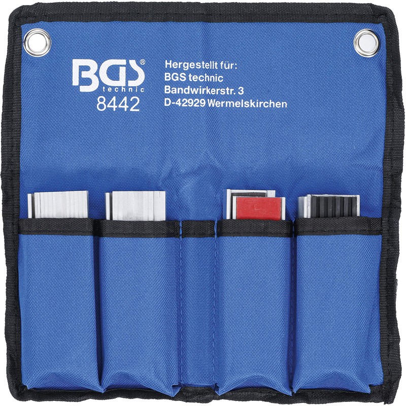 BGS 8442 | Bench Vice Jaw Protector Set | Aluminium