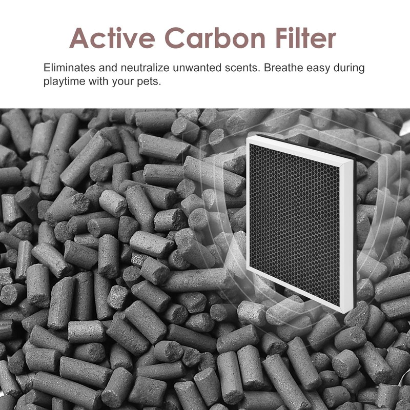 HSIAMEN 550 HEPA & Activated Carbon Filter Replacement Set Compatible