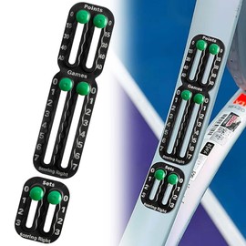 2 Pcs Tennis Racket Scorekeeper-Portable Tennis Racquet Paddle Scorekeeper-Tennis Point Tracker-Lightweight Mini Scorekeeper for Enthusiast Professional