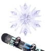 BOXOB Stomp Pad, 3D Clear Snowflake Stomp Pad Snowboard Grip