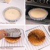 Sakolla 3 Pack Flower Shape Silicone Cake Molds, Large Round