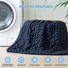 Seersucker Cooling Comforter King Size, Q-Max 0.45 Reversible Cooling Blanket
