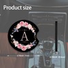 2pcs Letter A Car Coasters,Absorbent Universal neoprener Cup Holder Coasters