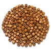 400PCS Brown Square Wooden Beads, 6mm Cube Beads Bulk for