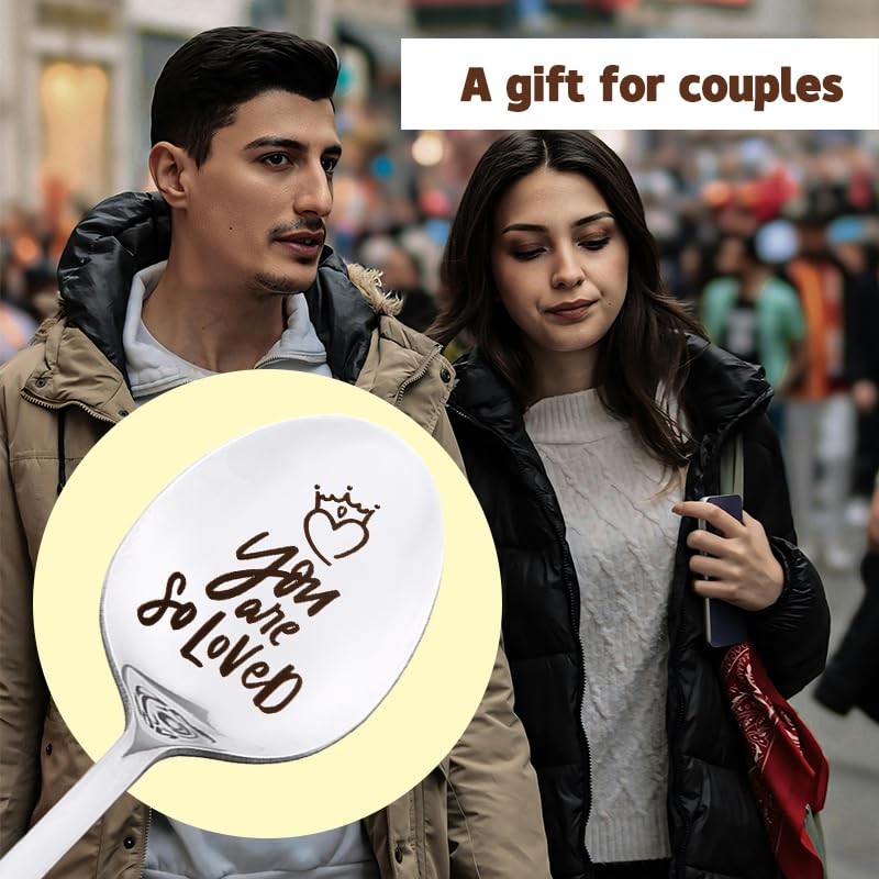 Christmas Gifts for Wife Husband Coffee Spoon Gifts for Girlfriend