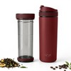 VIVA Recharge Insulated Travel Tea Infuser Bottle Loose Leaf, 460ml,