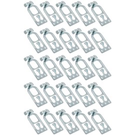 Teardrop Pallet Rack Safety Clip TAODAN 25PCS Warehouse Storage Pallet Racking Beam Safety Clips, Connector Cross Beam Locker, Safety Steel Pallet Rack Clip Teardrop