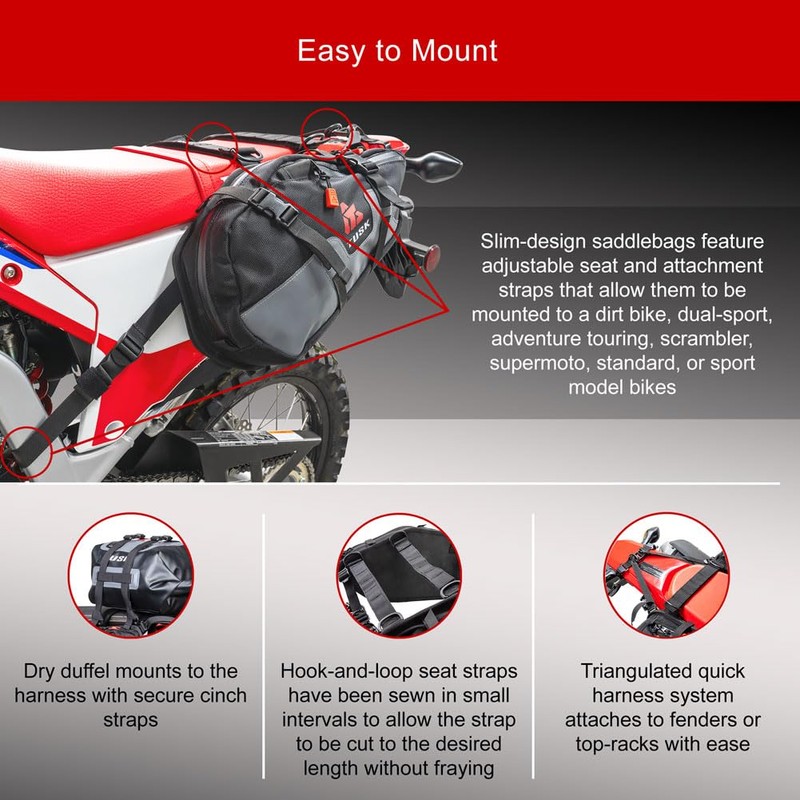 TUSK Traverse Pannier Bags Base System