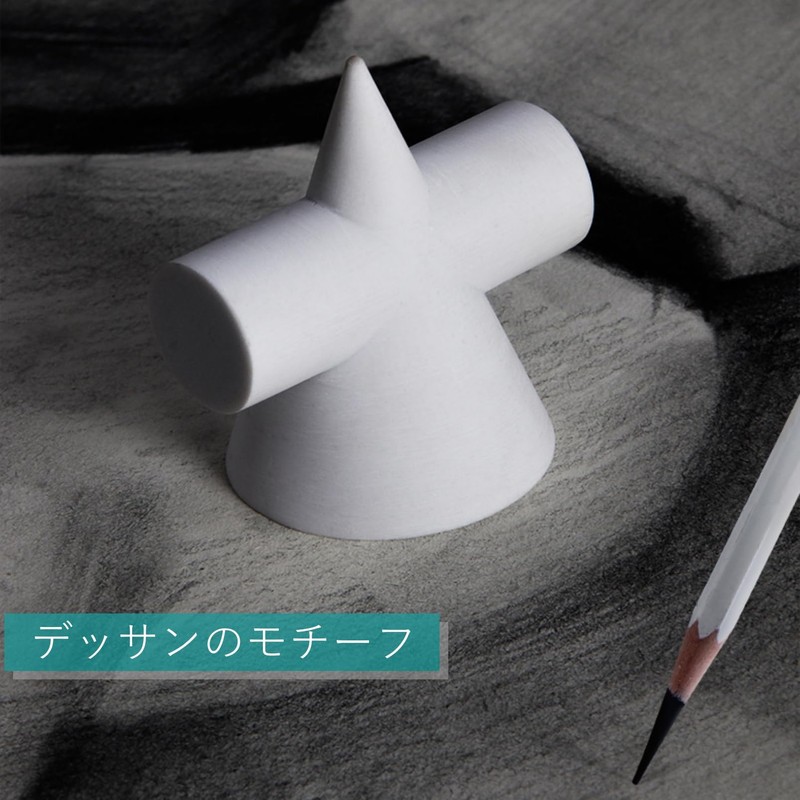 COZENTA Drawing Motif Geometric Model 3D Object Block Model Arts