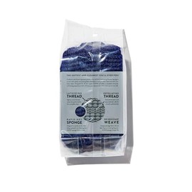 Goshi Esponja Exfoliante Ducha Baño Secado Rápido Resistente Rotura Todo Tipo Piel Azul Índigo Hecho Japón