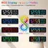 Peakeep Large Display Digital Alarm Clock for Bedrooms, Date Day