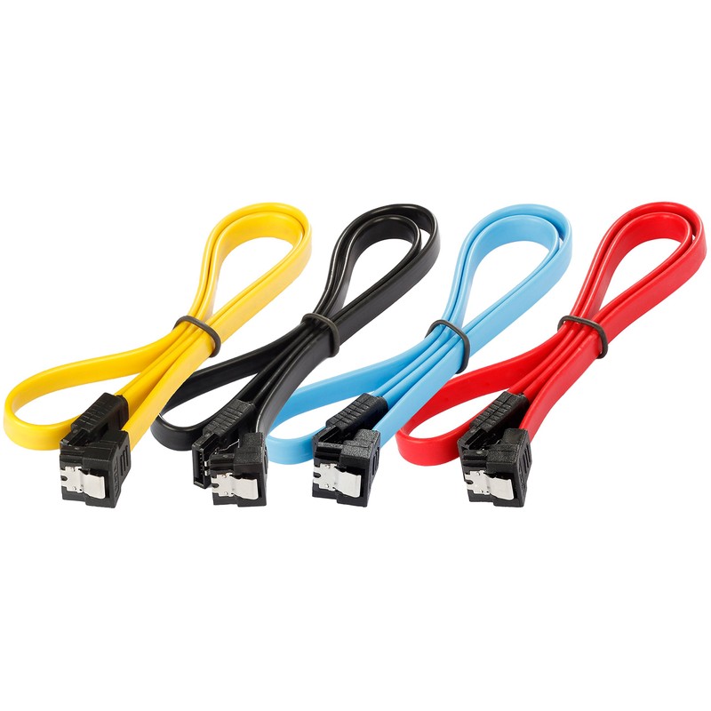 POPPSTAR 4 x SATA Cable SSD/HDD (0.5 m SSD Data