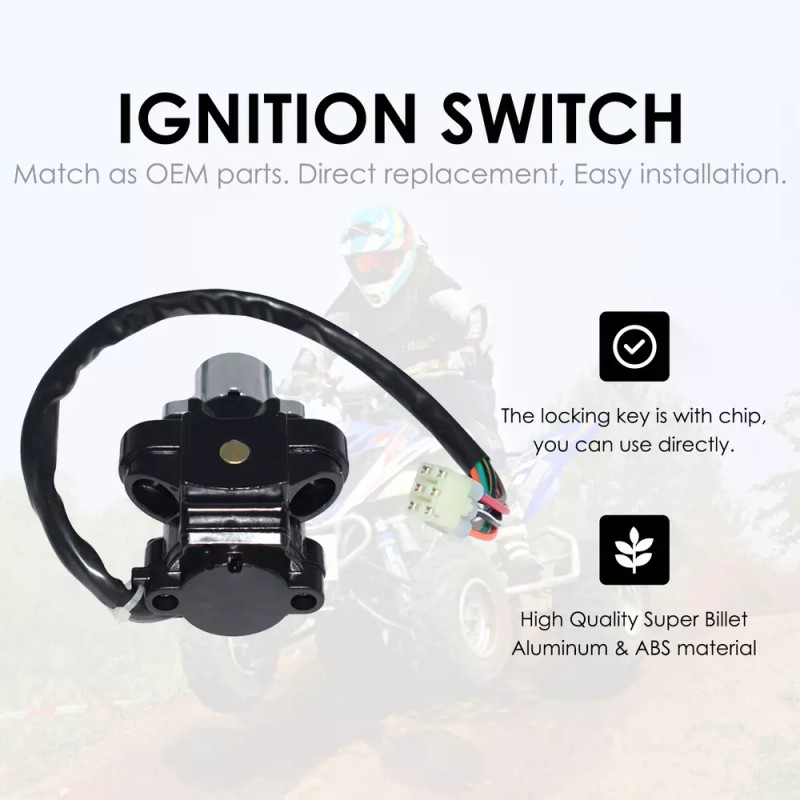 Feiteplus For SUZUKI GSXR750 600 2004-2005 Ignition Switch Fuel Gas