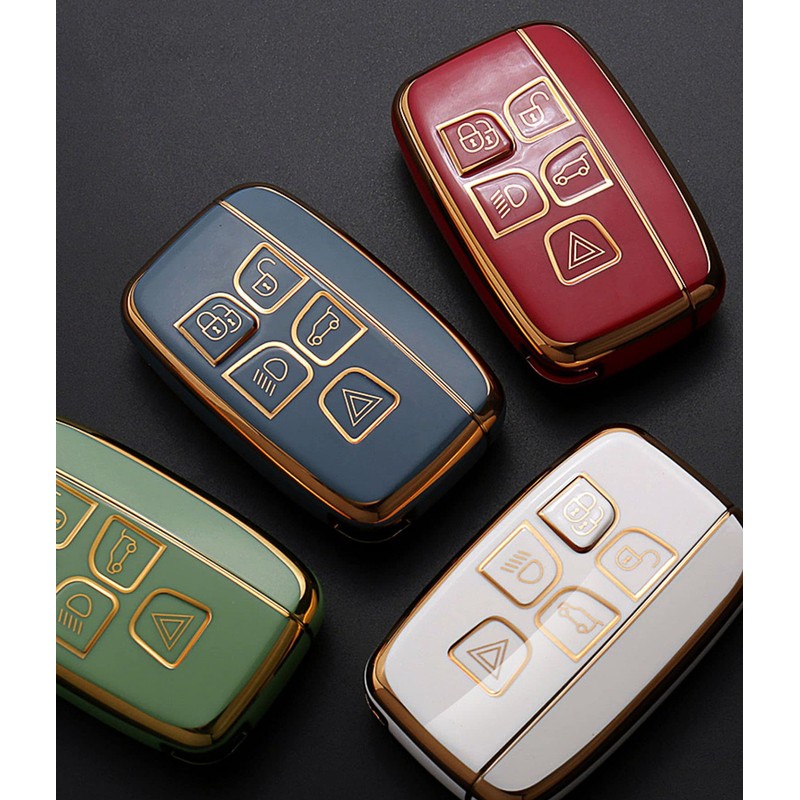 ontto Car Key Cover for Land Rover Defender Discovery Evoque