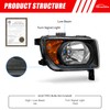 ADCARLIGHTS Headlight Compatible with Honda Element 2003 2004 2005 2006
