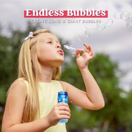 JOYIN Bubble Bottles 6/12/24/36PCS (4oz Solution), Bubbles for Toddlers 1-3, Blow Bubbles Solution Wand Bulk for Party Favors for Kids, Toddler Summer Outdoor Toys Gift for Kids (6)