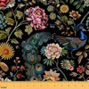 Feelyou Peacock Floral Decorative Waterproof Outdoor Fabric 1 Yard -
