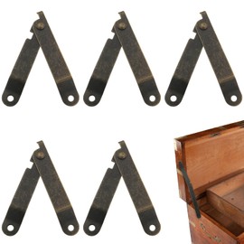 Support Hinge, Folding Hinge Folding Support Hinge, Set of 5, Furniture Maintenance, Openings, Metal Materials, 360° Rotation, Furniture Repair, Hardware, Length 2.6 inches (66 mm), Width 0.4 inches