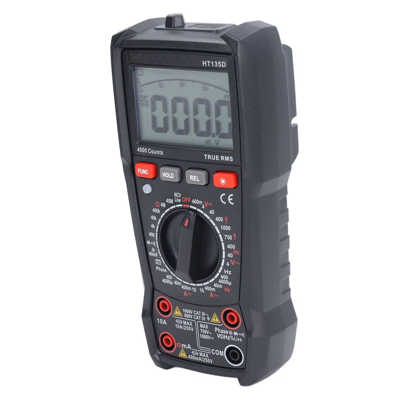 HT135D Digital Multimeter 4000 Counts Electrical Tester for AC DC