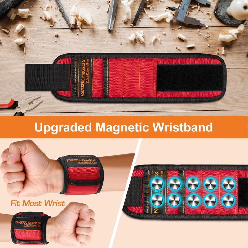 Stocking Stuffers for Men Women Gifts Magnetic Wristband: Men Gifts