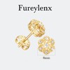 Fureylenx 14K Gold Earrings for Women Gold Studs Earrings for
