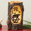 BLACK FOREST DECOR - Bear Tree Light - Rustic Backlit