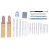 26 Pieces Blending Stumps Sandpaper Boards Eraser Sponge Extension Tool