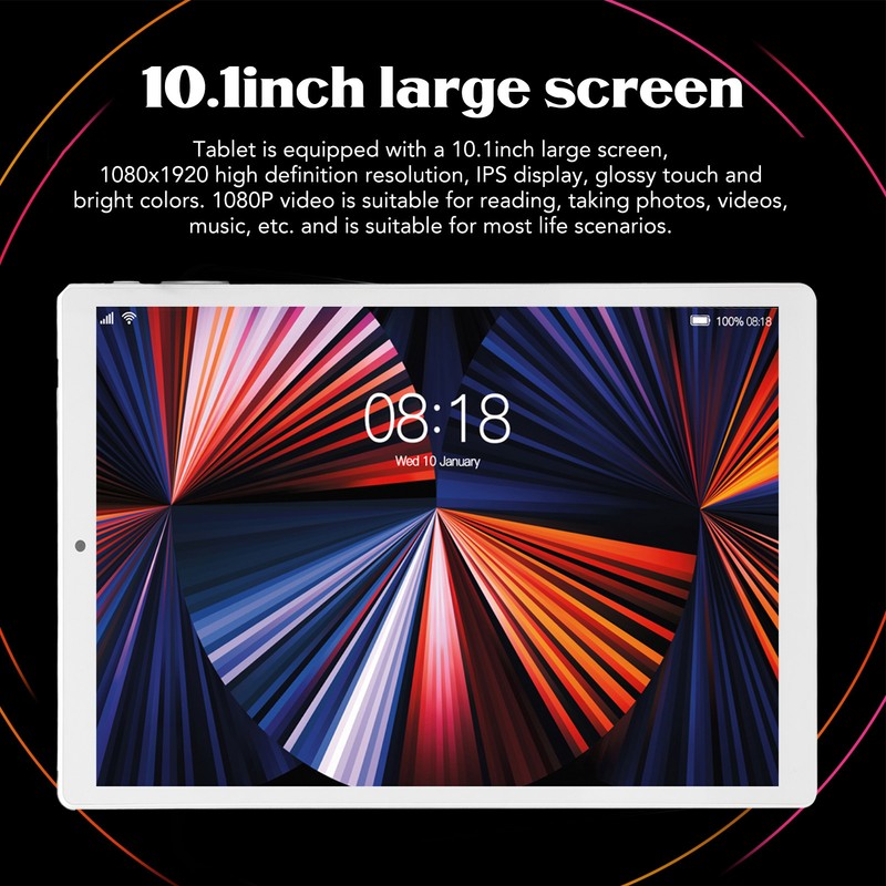 10.1in Tablet for Android 11.0 4GB 64GB 1080x1920 HD 10