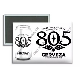 805 Beer Cerveza Firestone Walker Brewing Company 2 x 3 Refrigerator Magnet