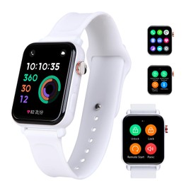 OTOFIX Smart Watch, 50+ Sport Modes, 1.78’’ Fitness Tracker Smartwatch, Heart Rate & Blood Oxygen Monitor, Answer/Make Call, 4 Days Using, Voice Control Over Vehicle, Answer/Make Call, White