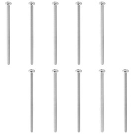 Tayffency 30Pcs M4-0.7x80mm Pan Head Machine Screws 304 Stainless Steel Metric Phillips Drive Cross Round Head Machine Screws Fasteners Bolts, Fully Threaded