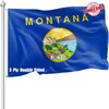 Nuibers Montana Flag 3x5 FT Sturdy for Outside, Heavy Duty