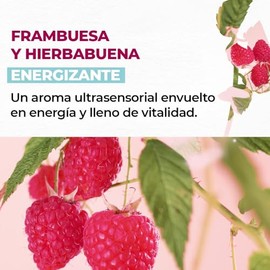 Yves Rocher Crema Corporal Energizante, Frambuesa y Hierbabuena, 390 ml, Pack de 2