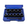 US PRO 11pc Bolt Extractors Socket Lock Nut Remover Extractor