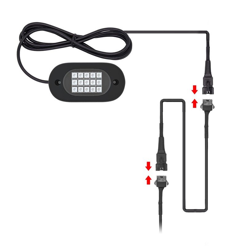 YiLaie 2 PCS 47 inch Extension Cables for Use with