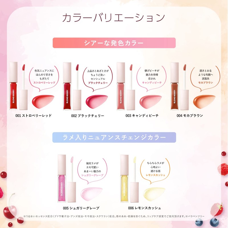 BLEND BERRY (Blended Berry) Juicy Lip Dew 002 (Black Cherry)