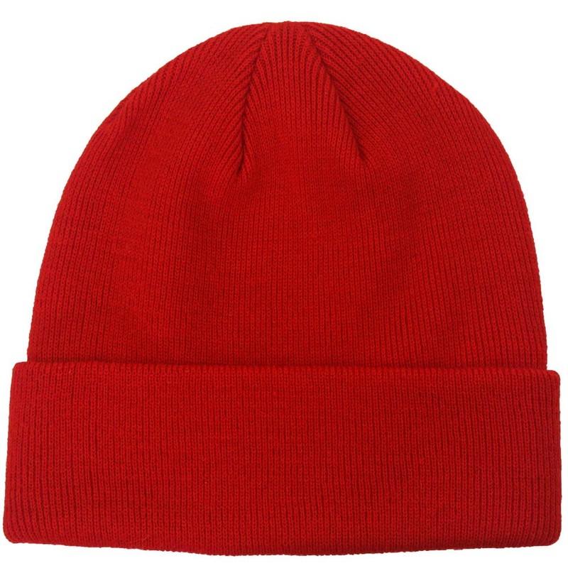 MaxNova Men's Red Beanie